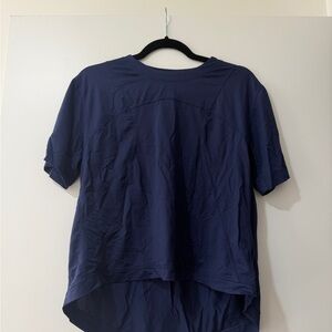 lululemon athletica Navy Short Sleeve Athletic Tee